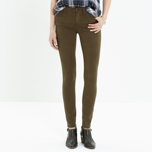 Madewell Denim - Madewell | Olive Green Skinny Skinny Jeans